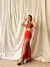 Vestido recorte lentejuelas largo - comprar online