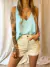 Blusa crep doble escote - comprar online