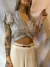 Blusa TIZI lentejuelas manga corta - Malika Bay