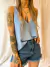 Blusa crep doble escote - tienda online