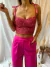 Corset lentejuela terciopelo - tienda online
