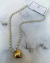 Choker perlas corazon