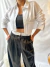 Camisa basic crop - Malika Bay