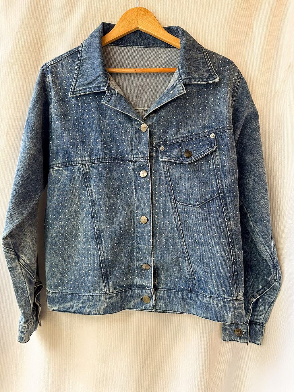Camisaco Denim Strass thumbnail 3