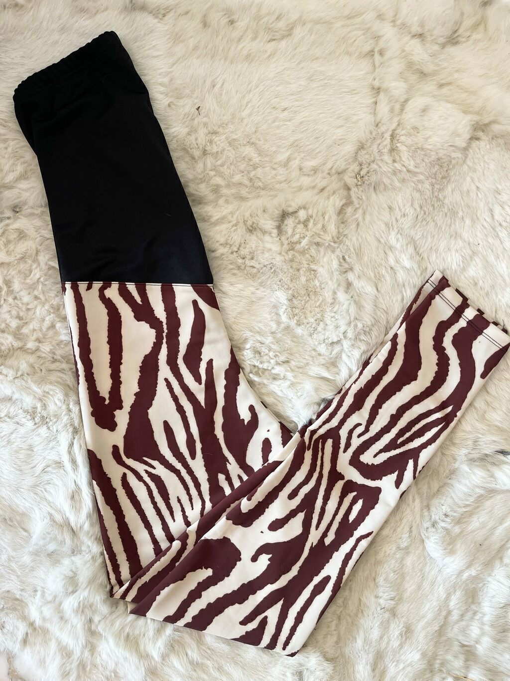 Leggings Futura Mama Cebra Chocolate thumbnail 3
