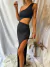 Vestido BRUMA un hombro - tienda online