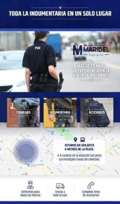 Camisa Ripstop Manga Larga Azul - Maribel Equipos