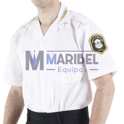 CAMISA BLANCA CON PALMAS