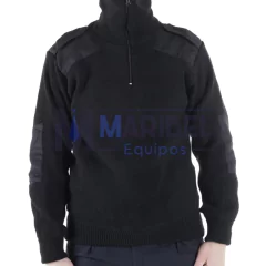 TRICOTA NEGRA CUELLO ALTO