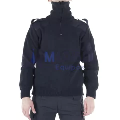 TRICOTA AZUL CUELLO ALTO