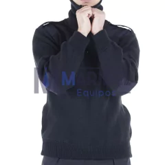 TRICOTA AZUL CUELLO ALTO - comprar online