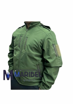 Campera softshell verde - comprar online