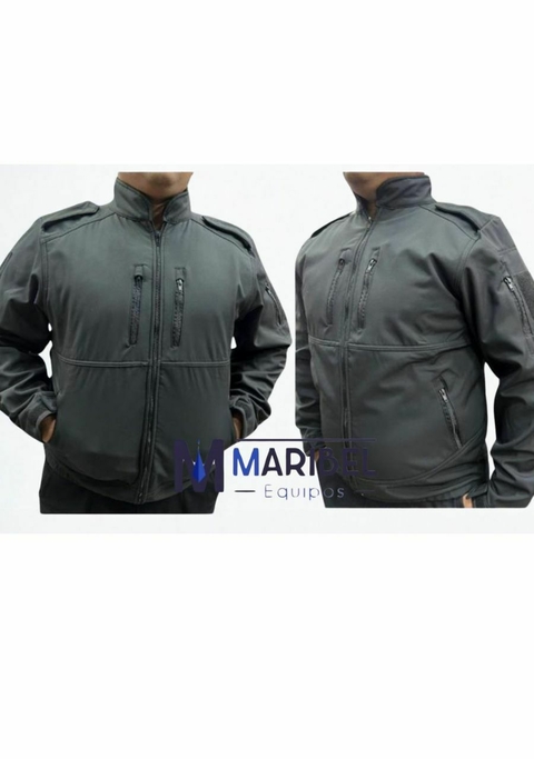 Campera softshell negra