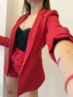 Blazer Olivia Cavalli Rojo Fuerte - comprar online