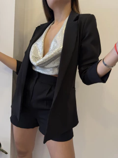 Short sastrero Cavalli Negro - tienda online