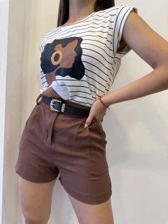 Short sastrero Cavalli Chocolate en internet