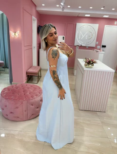 VESTIDO LONGO AZUL na internet