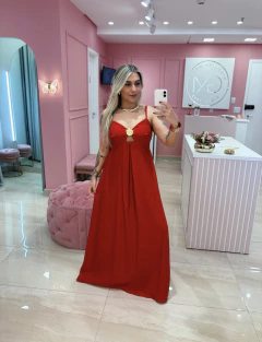 VESTIDO LONGO VERMELHO