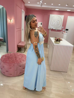 VESTIDO LONGO AZUL na internet