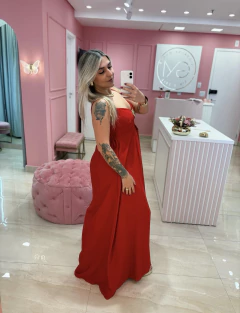 VESTIDO LONGO VERMELHO na internet