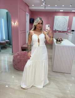 VESTIDO LONGO BRANCO - comprar online