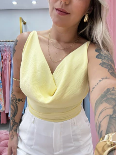 BLUSINHA AMARELO MANTEIGA