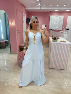 VESTIDO LONGO AZUL