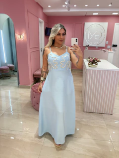 VESTIDO LONGO AZUL