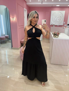 VESTIDO LONGO PRETO