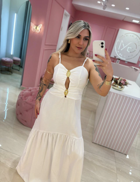 VESTIDO LONGO BRANCO