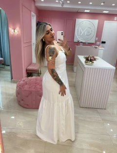 VESTIDO LONGO BRANCO na internet