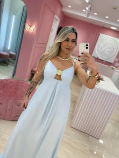 VESTIDO LONGO AZUL - comprar online