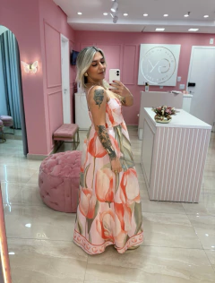 VESTIDO LONGO OUTFIT FARM na internet