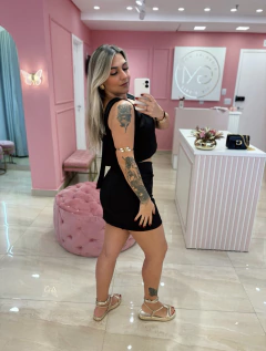 CONJUNTO BLUSINHA + SHORT SAIA PRETO - comprar online