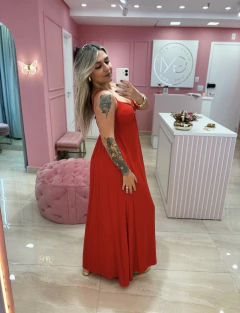 VESTIDO LONGO VERMELHO na internet