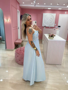 VESTIDO LONGO AZUL na internet