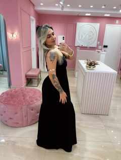 VESTIDO LONGO PRETO na internet