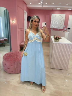 VESTIDO LONGO AZUL