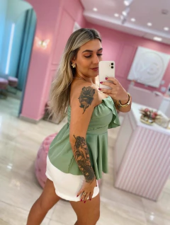 BLUSINHA VERDE MENTA - comprar online