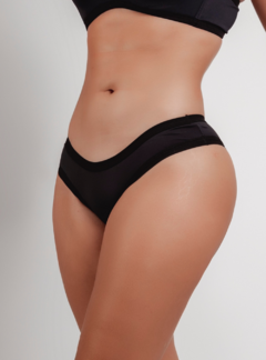 Calcinha Básica Elástico Aberto Preto Duhellen 0998 - DUH INTIMATES