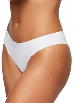 Calcinha Biquíni em Microfibra Corte a Fio Valisere Branco 44214 - DUH INTIMATES