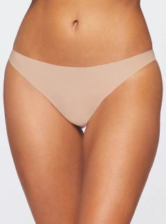 Calcinha Fio Dental em Microfibra Corte a Fio Valisere Bronze 44213 - DUH INTIMATES