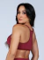 Sutiã Nadador Liso Com Bojo Bordô Duhellen 5124