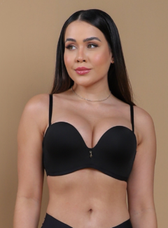 Sutiã Tomara Que Caia Elegance Duhellen Preto 5307 - DUH INTIMATES