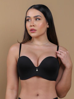 Sutiã Tomara Que Caia Elegance Duhellen Preto 5307