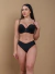 Calcinha Sem Costura Fio Dental Elegance Duhellen Preto 1013 - DUH INTIMATES