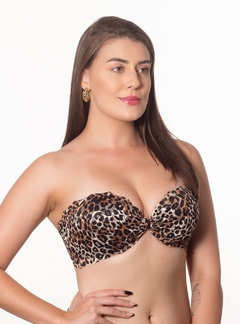 Sutiã Tomara Que Caia Rendado Animal Print