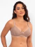 Sutiã Strappy Em Renda Com Bojo Duhellen Bege 6603