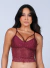 Cropped Strappy Em Renda Sem Bojo Duhellen Bordô 6606