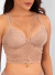 Sutiã Cropped Strappy Renda C/ Bojo Duhellen Bege 6607 na internet